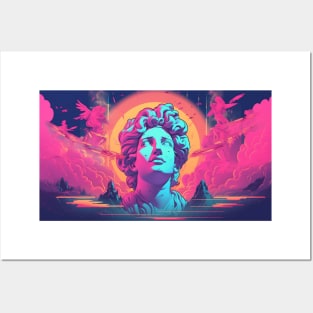 Lofi 90's Vaporwave God Posters and Art